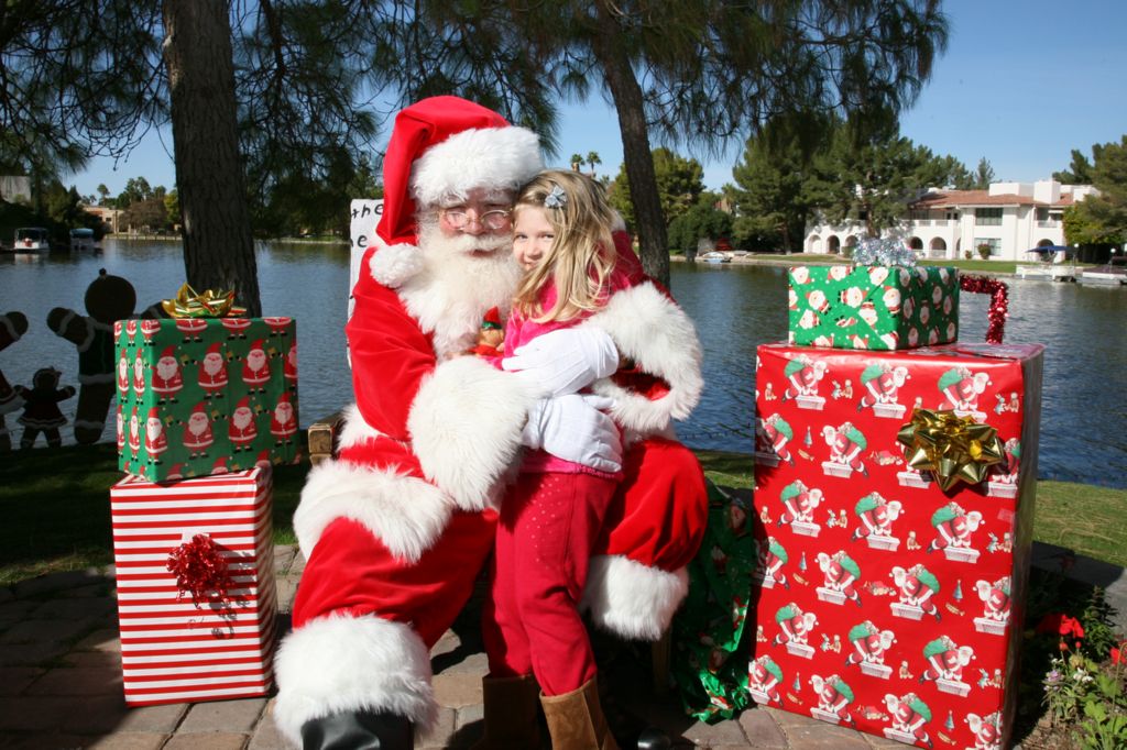 Santa at Christmas Island 2013