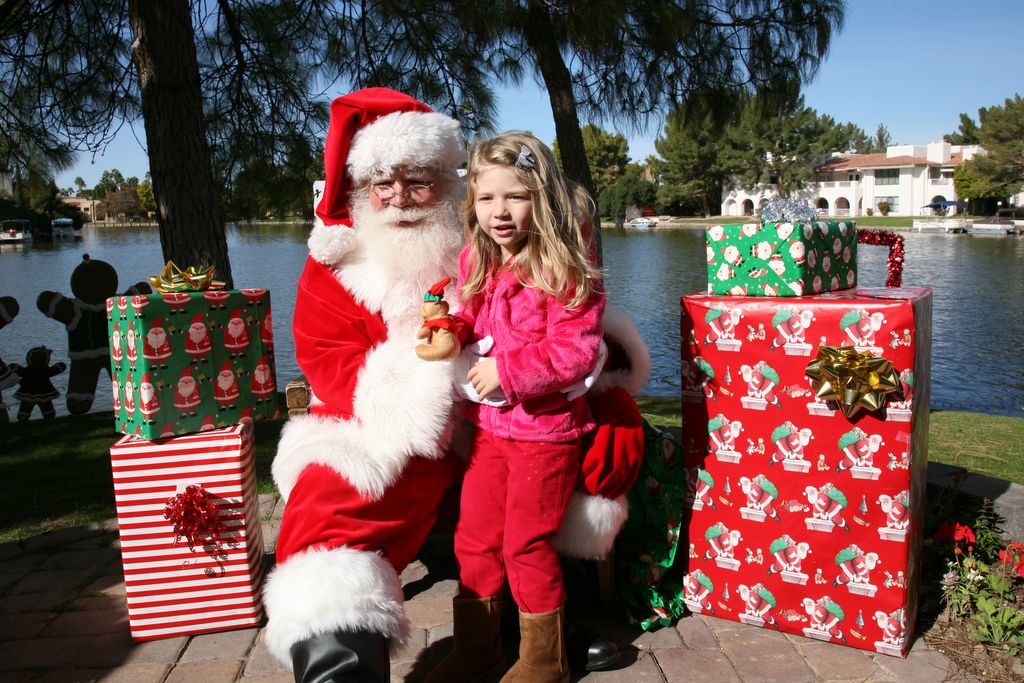 Santa at Christmas Island 2013