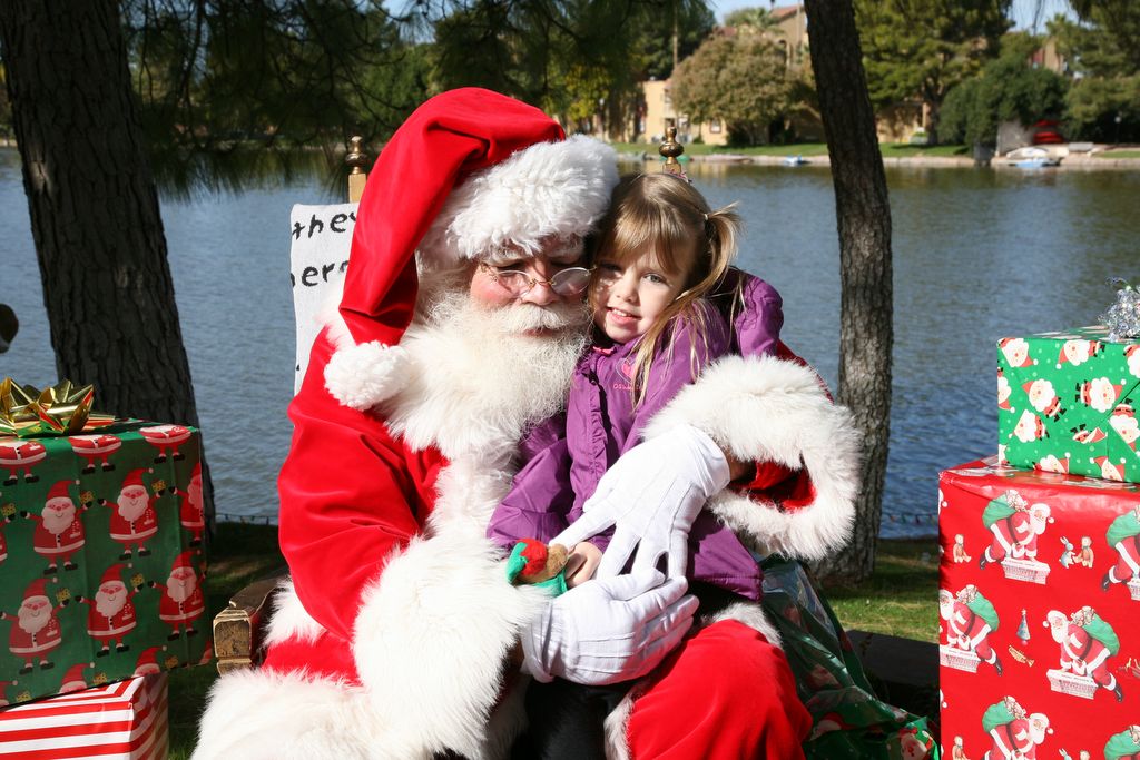 Santa at Christmas Island 2013