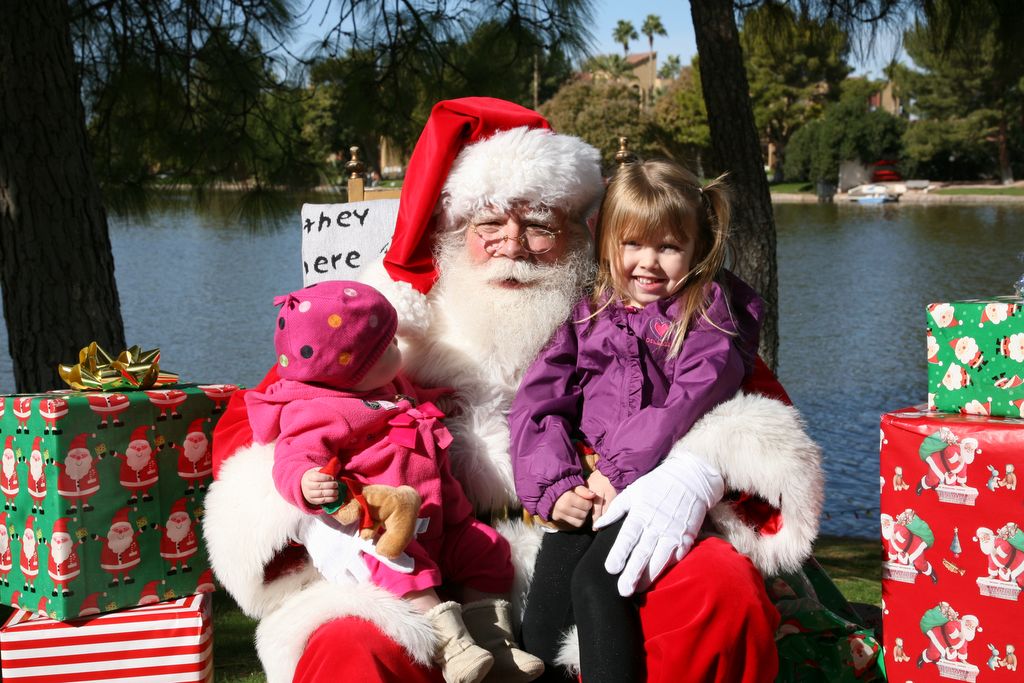 Santa at Christmas Island 2013