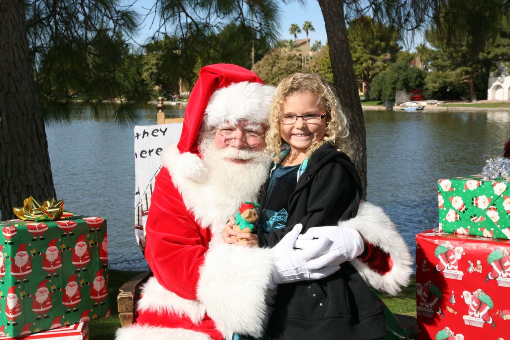 Santa at Christmas Island 2013