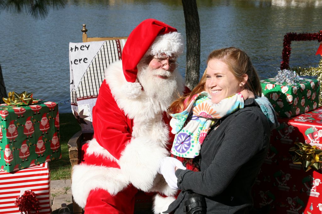 Santa at Christmas Island 2013