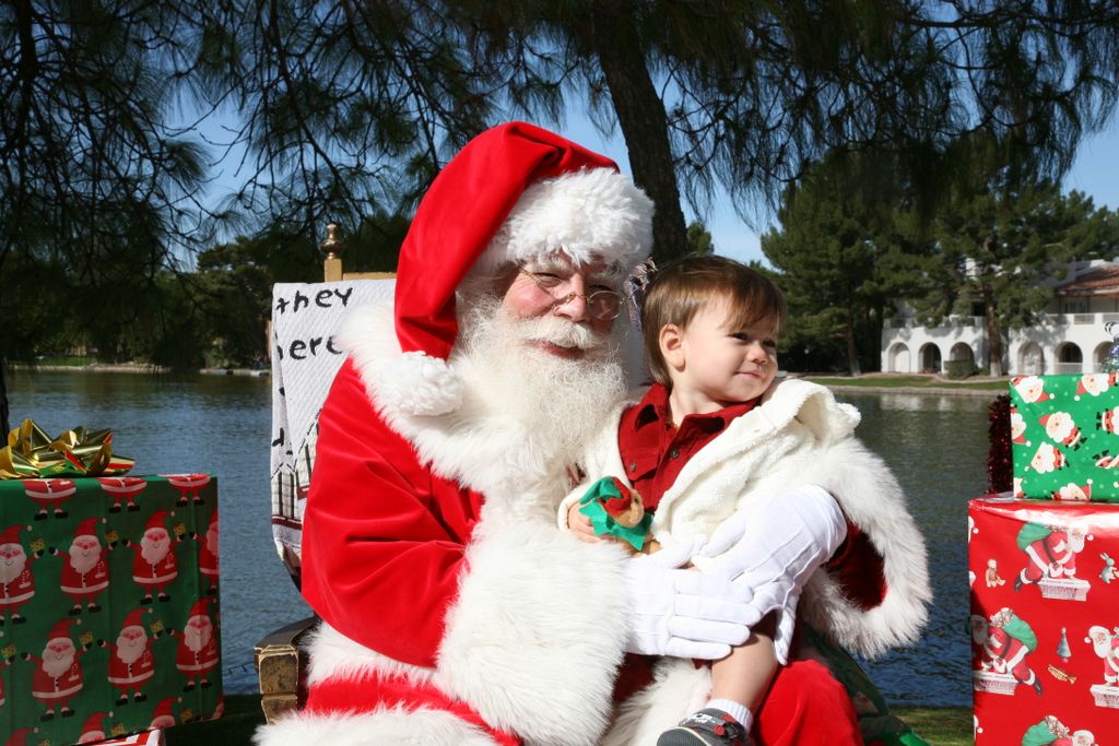 Santa at Christmas Island 2013