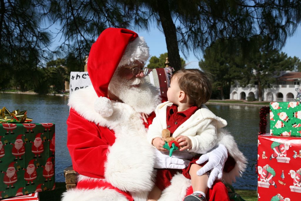 Santa at Christmas Island 2013