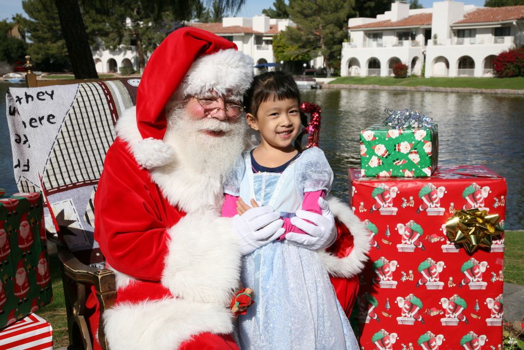 Santa at Christmas Island 2013