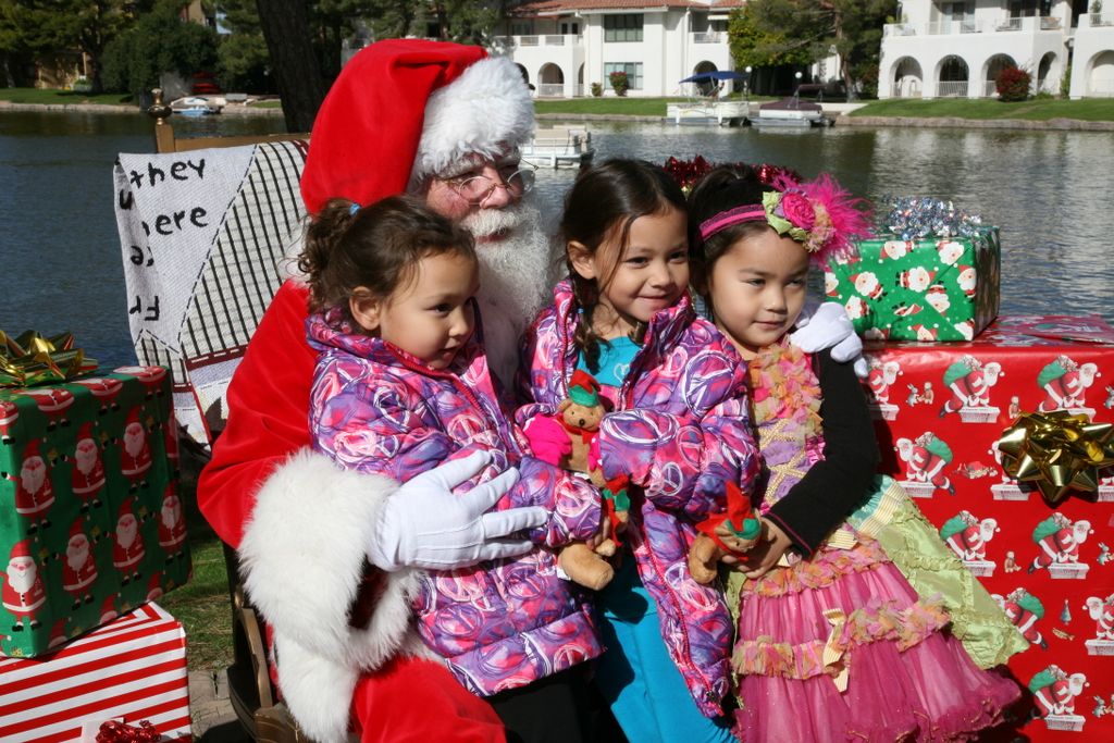 Santa at Christmas Island 2013