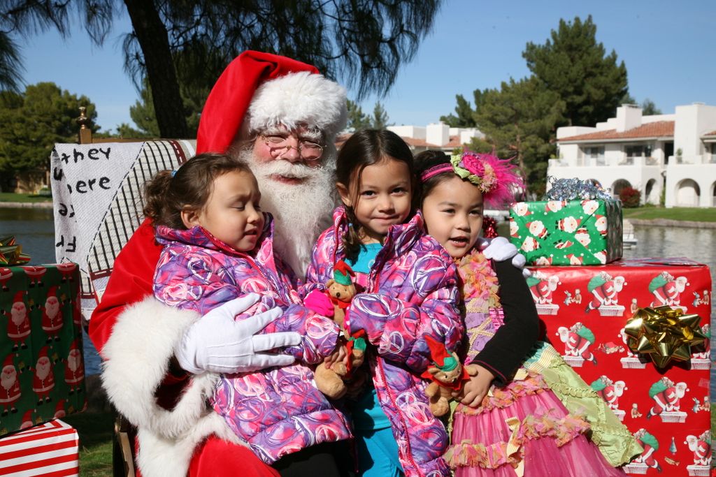 Santa at Christmas Island 2013