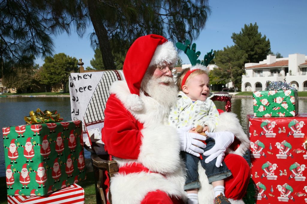 Santa at Christmas Island 2013