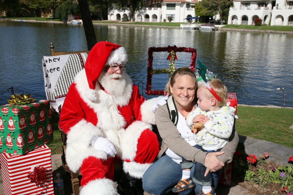 Santa at Christmas Island 2013