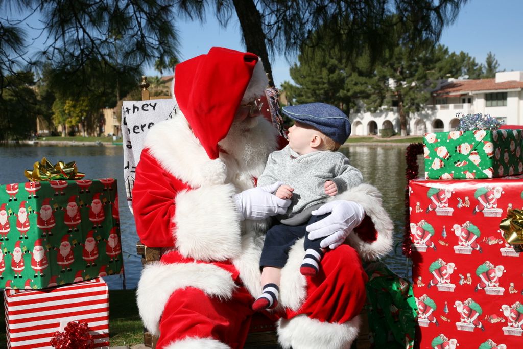 Santa at Christmas Island 2013