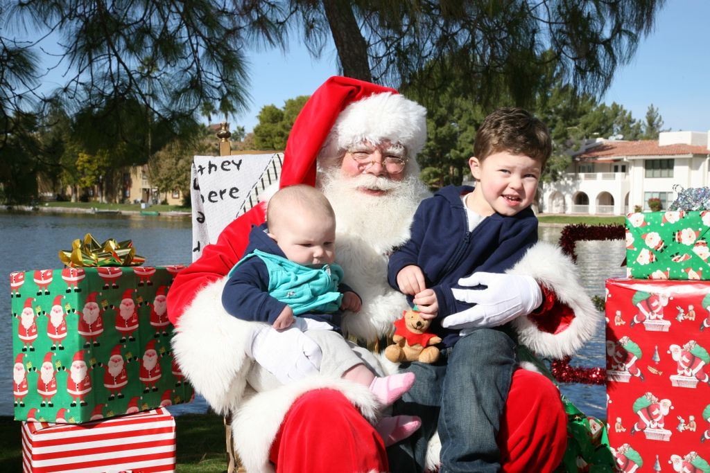 Santa at Christmas Island 2013