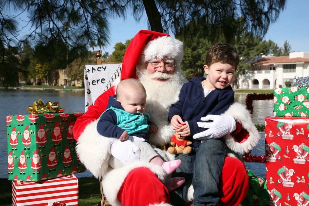 Santa at Christmas Island 2013