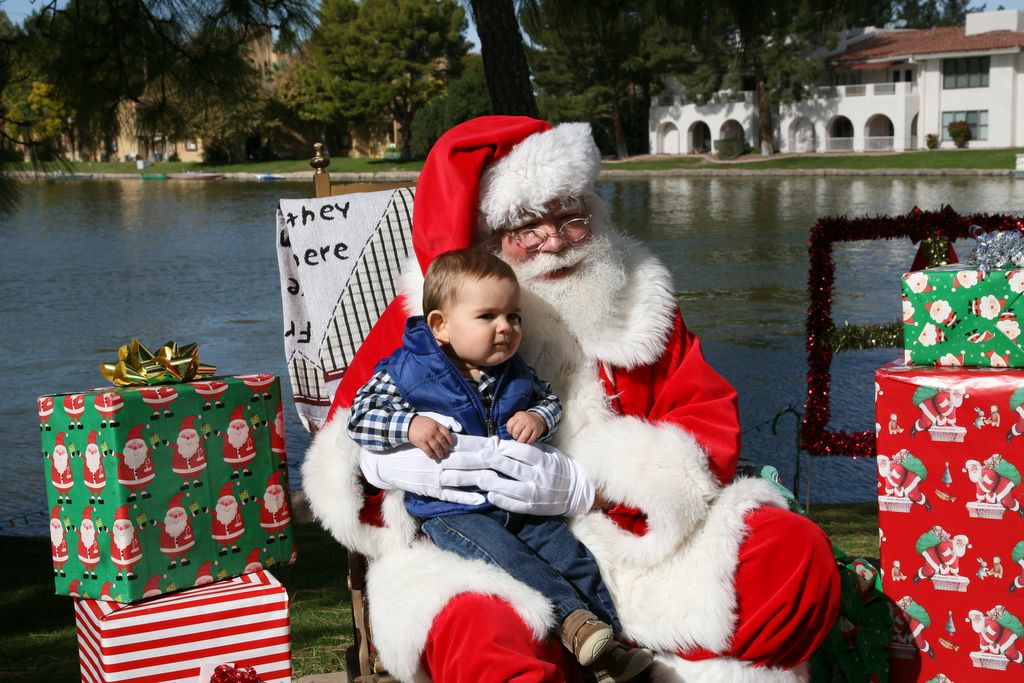 Santa at Christmas Island 2013