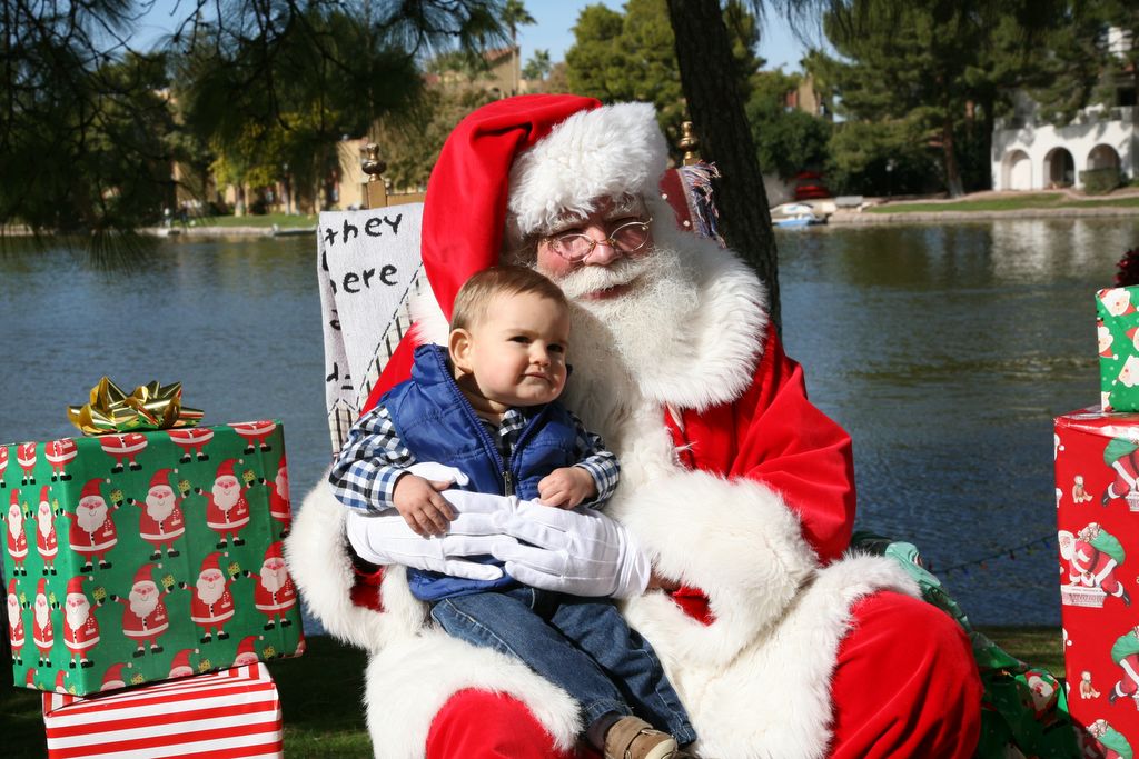 Santa at Christmas Island 2013