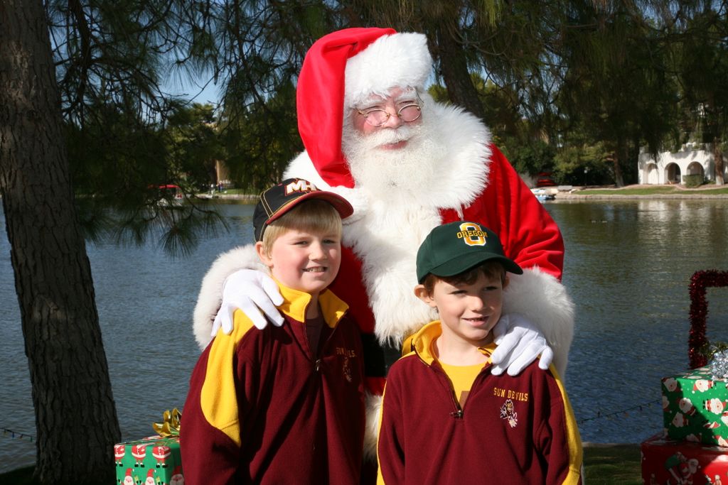 Santa at Christmas Island 2013