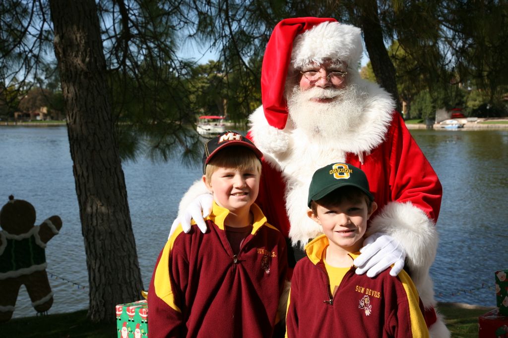 Santa at Christmas Island 2013