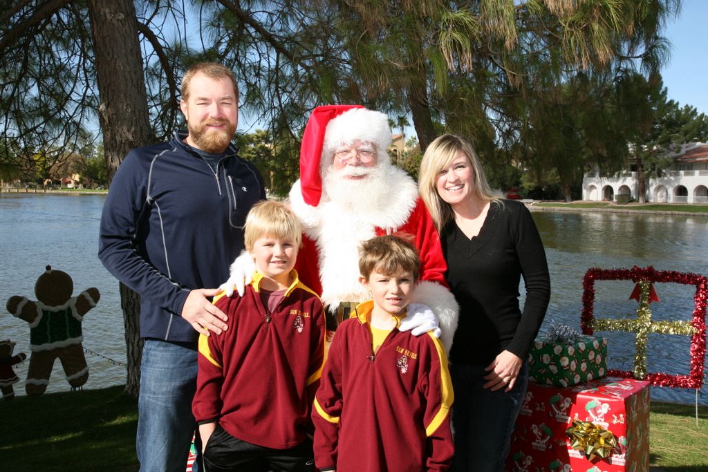 Santa at Christmas Island 2013