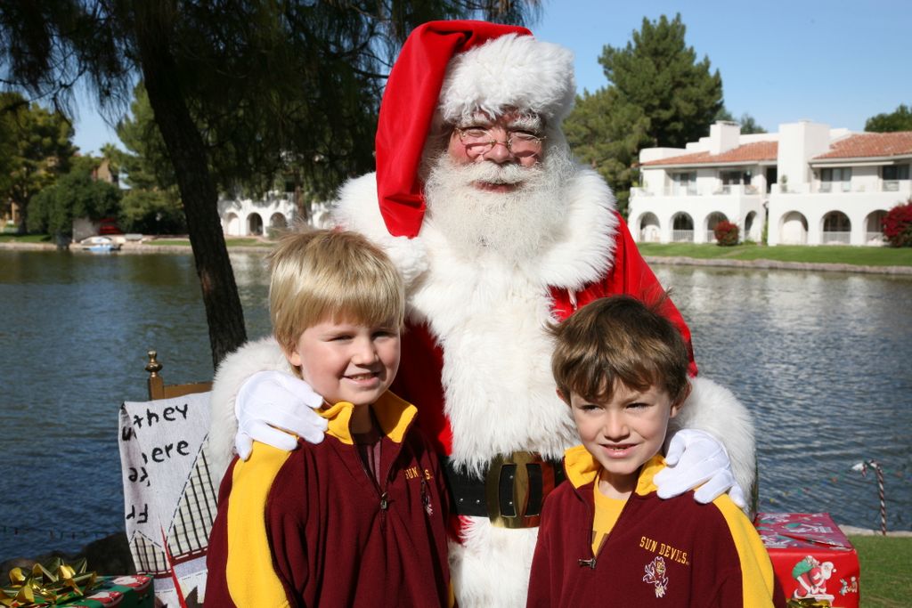 Santa at Christmas Island 2013