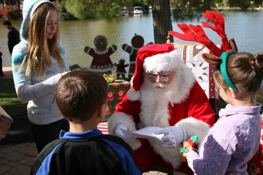 Santa at Christmas Island 2013