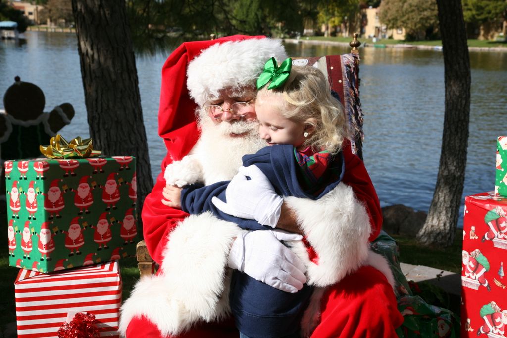 Santa at Christmas Island 2013