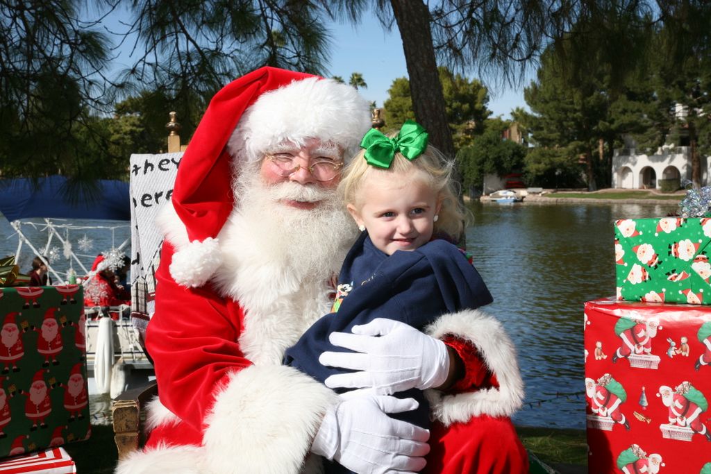 Santa at Christmas Island 2013