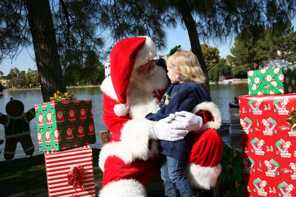 Santa at Christmas Island 2013