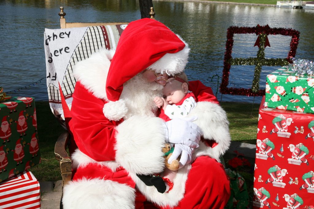 Santa at Christmas Island 2013