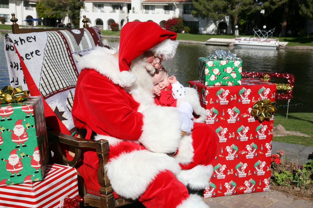 Santa at Christmas Island 2013