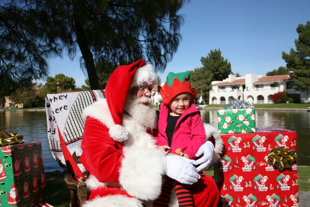 Santa at Christmas Island 2013