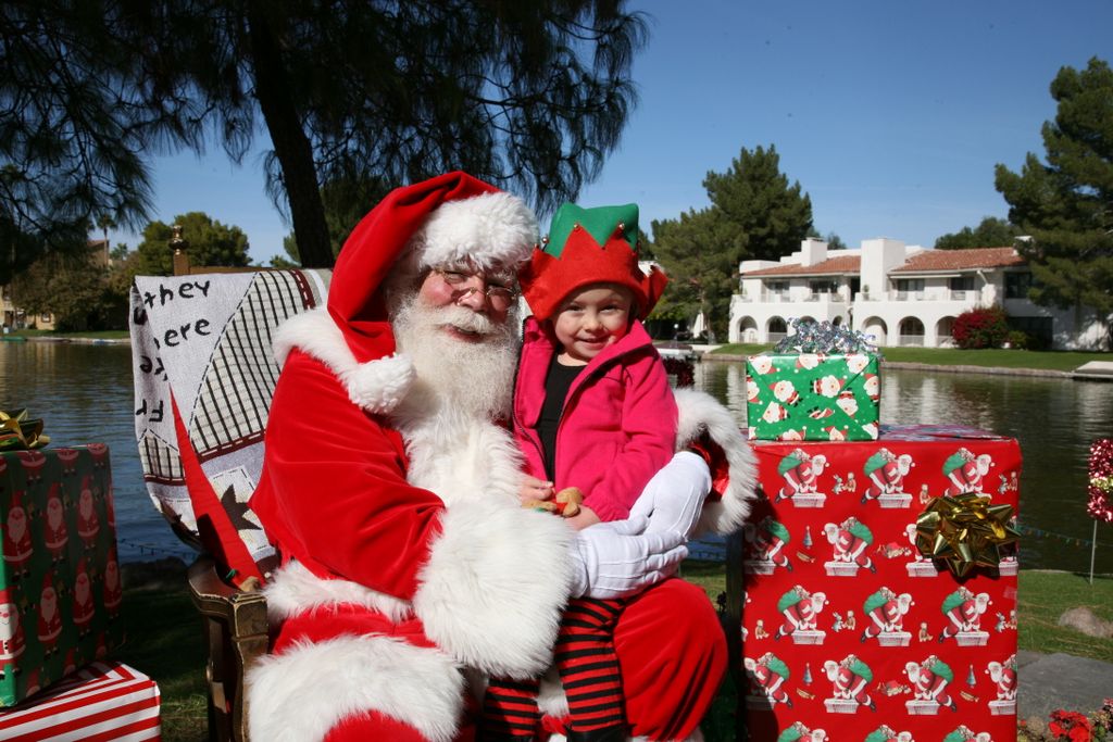 Santa at Christmas Island 2013