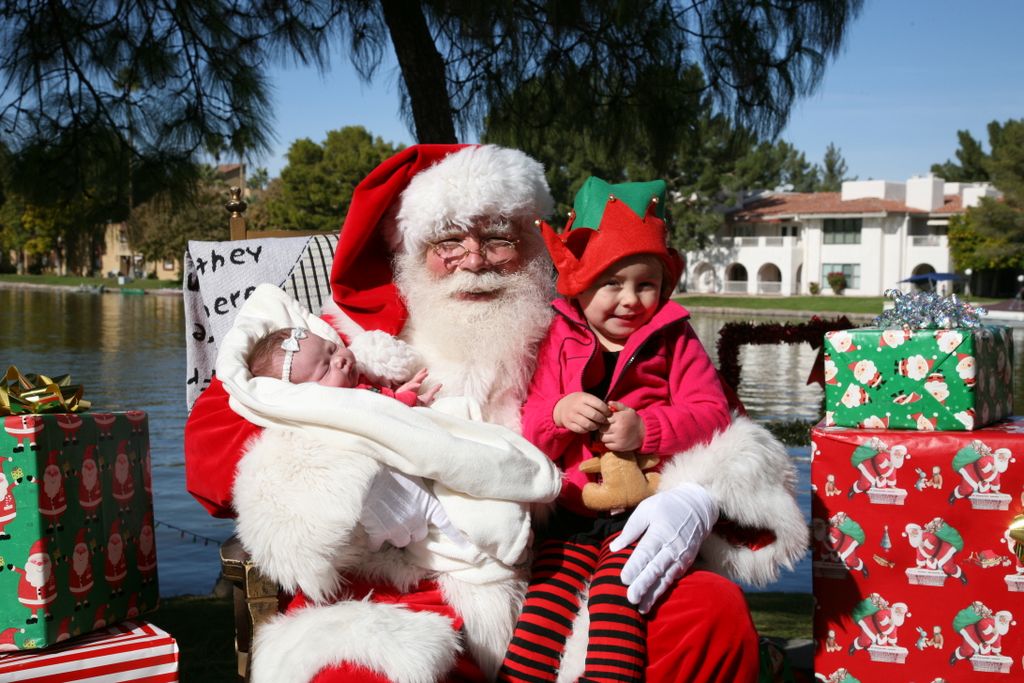 Santa at Christmas Island 2013