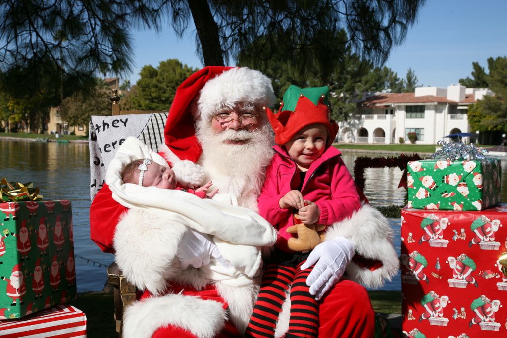 Santa at Christmas Island 2013