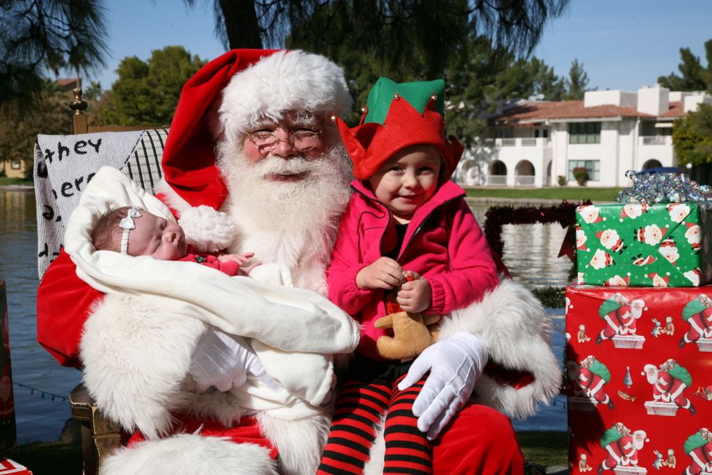 Santa at Christmas Island 2013