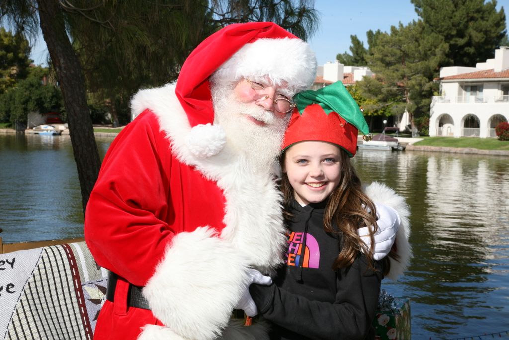 Santa at Christmas Island 2013