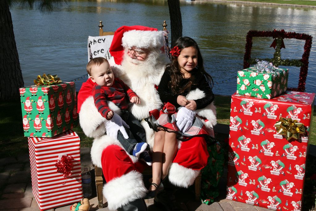 Santa at Christmas Island 2013