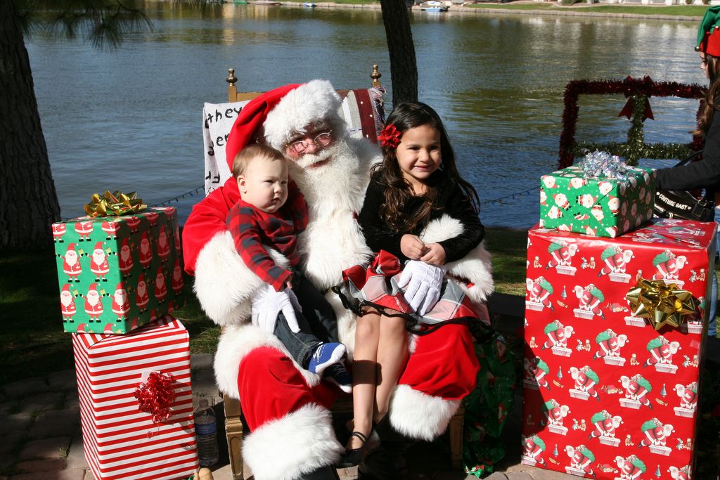 Santa at Christmas Island 2013