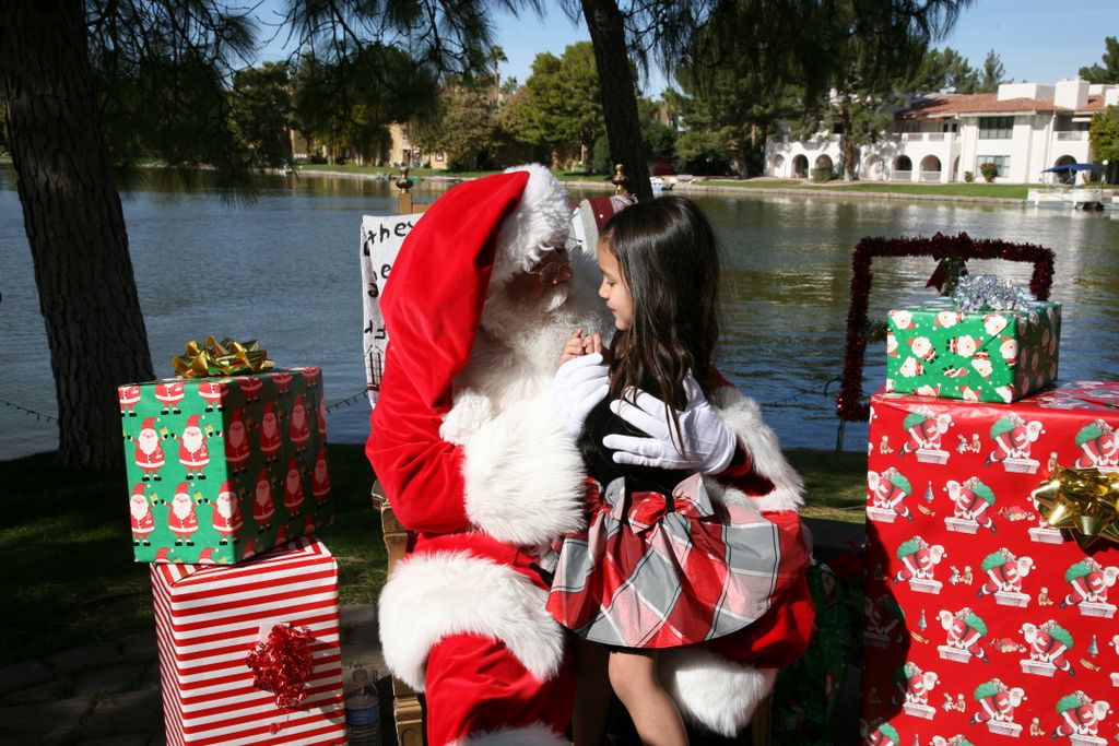 Santa at Christmas Island 2013