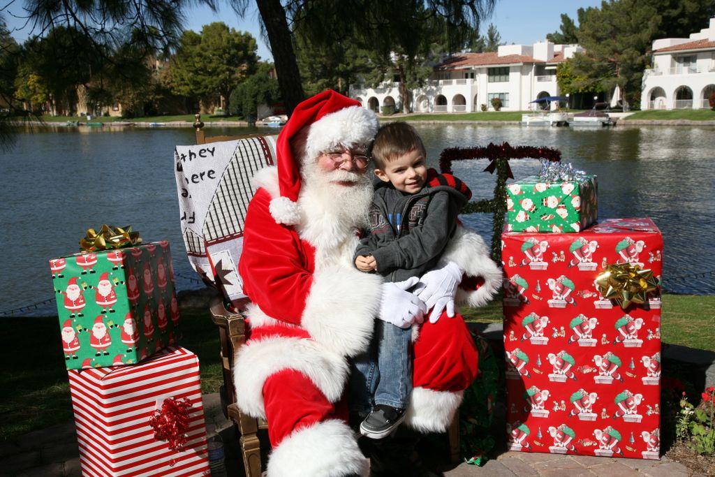 Santa at Christmas Island 2013