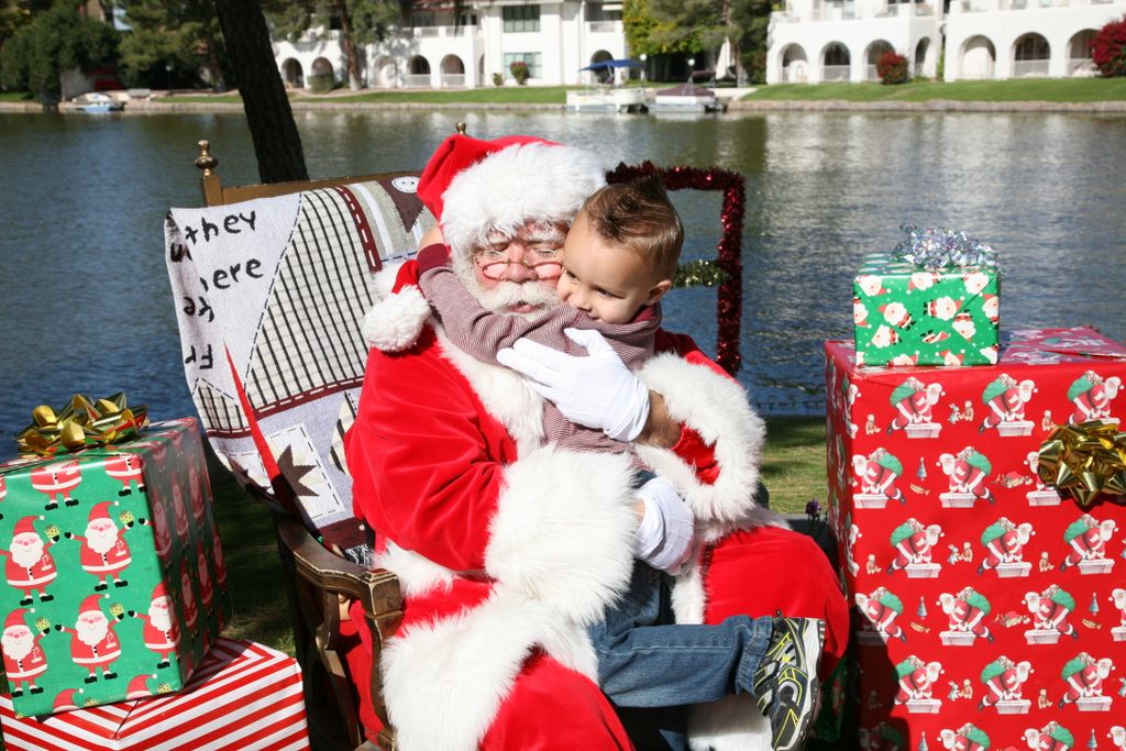 Santa at Christmas Island 2013