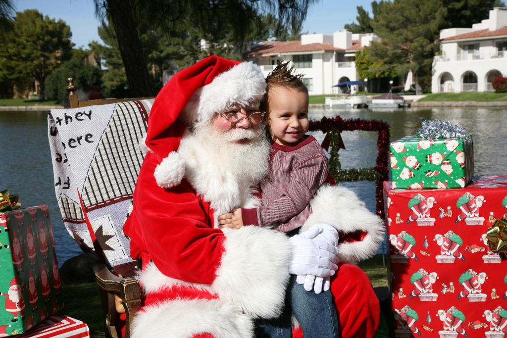 Santa at Christmas Island 2013