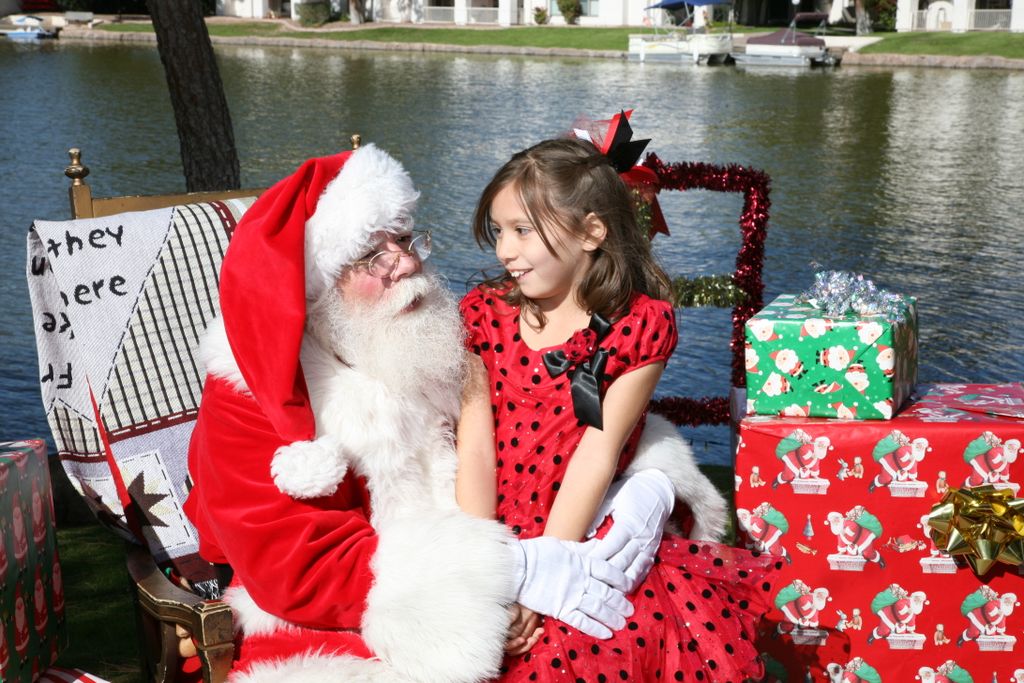 Santa at Christmas Island 2013