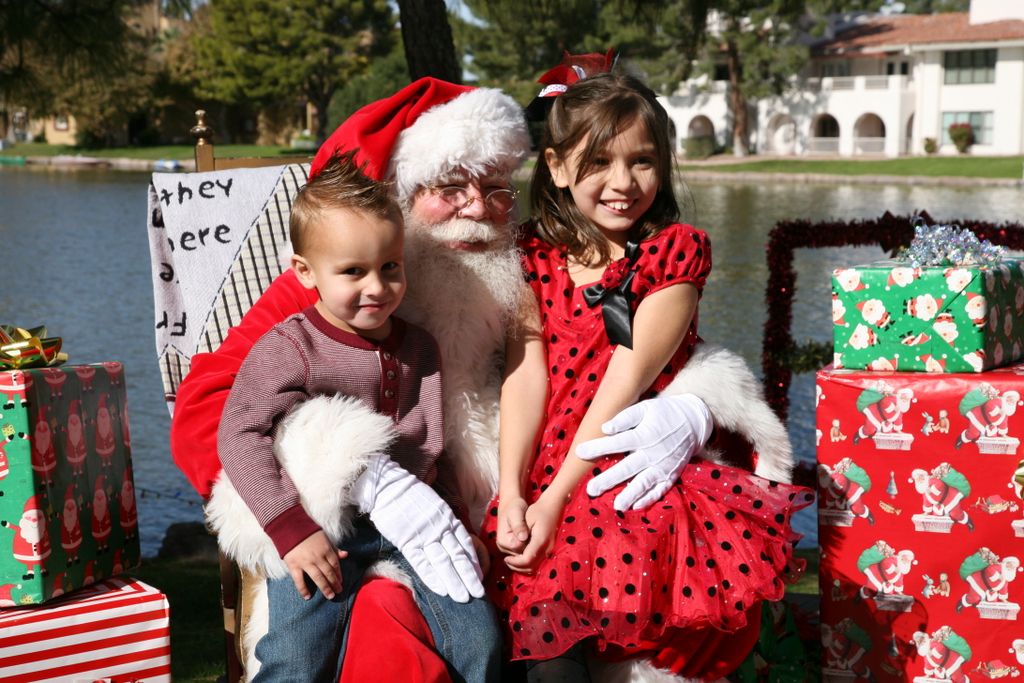 Santa at Christmas Island 2013