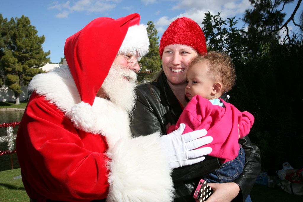 Santa at Christmas Island 2013