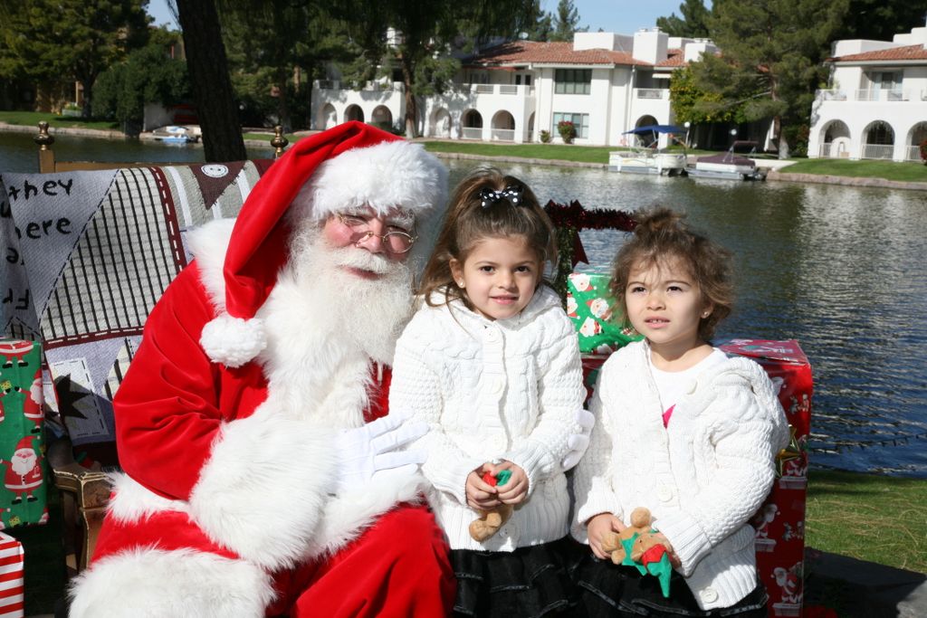 Santa at Christmas Island 2013