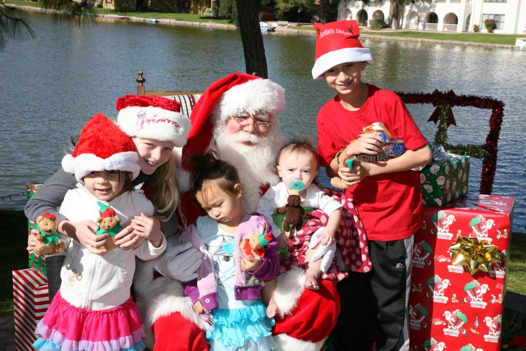 Santa at Christmas Island 2013