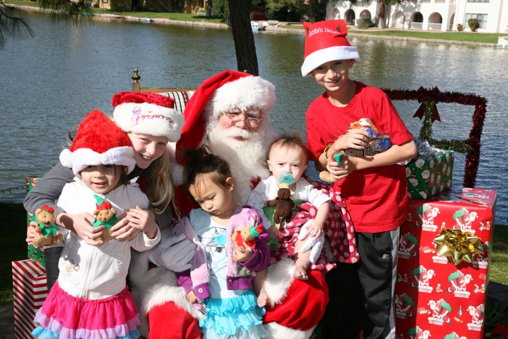 Santa at Christmas Island 2013