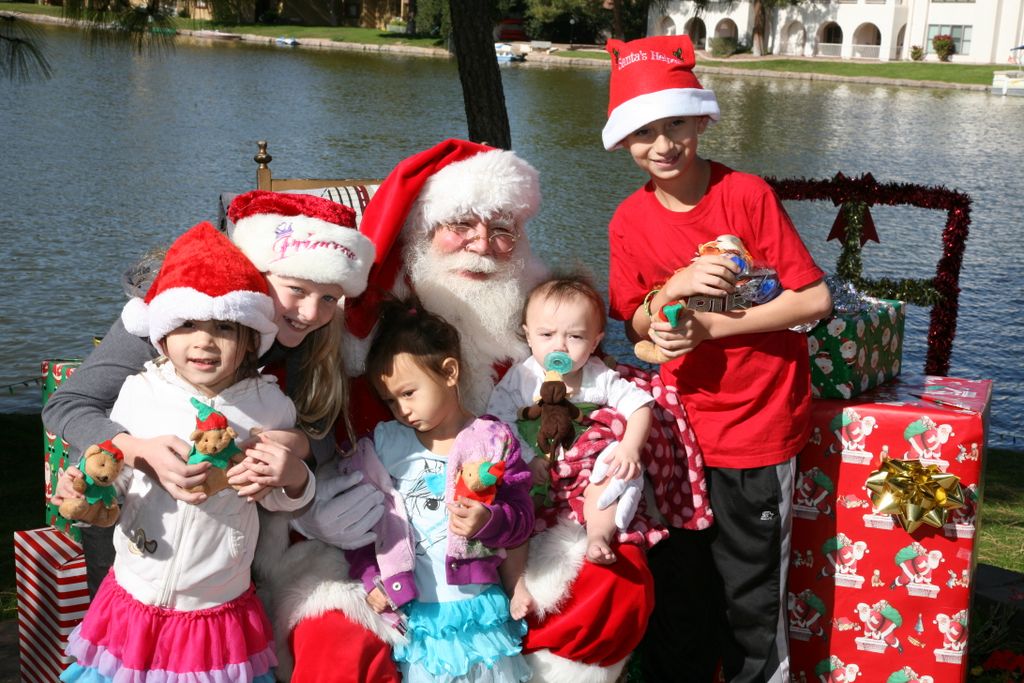 Santa at Christmas Island 2013