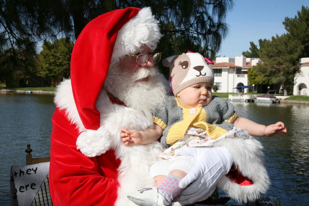 Santa at Christmas Island 2013