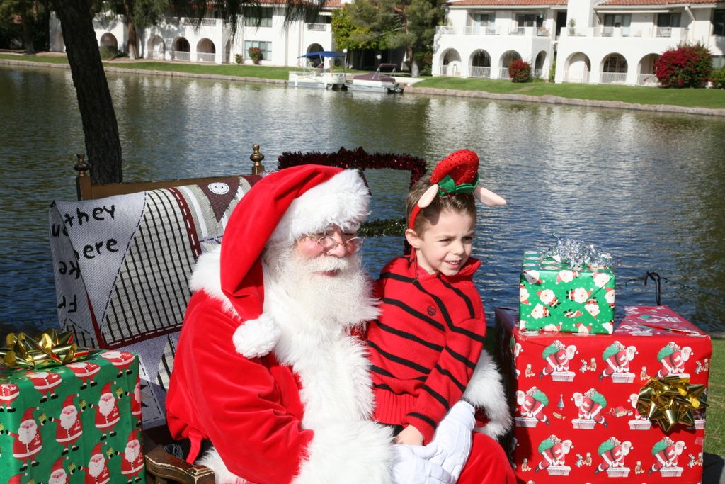 Santa at Christmas Island 2013