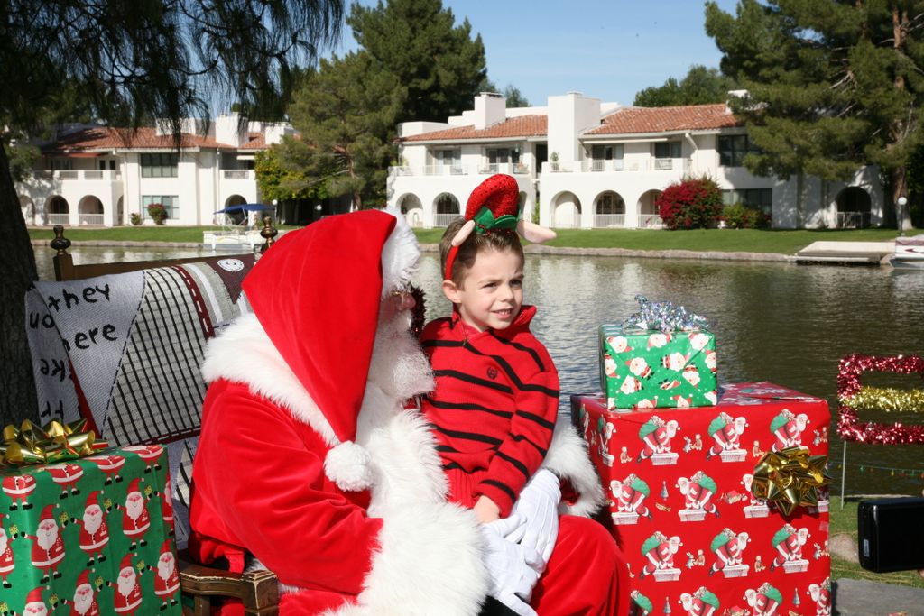 Santa at Christmas Island 2013